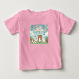 De Bebé Camiseta para bebés del Día del Trabajo Feliz