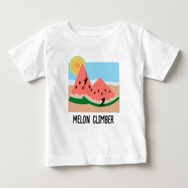 De Bebé Camiseta para bebés Melon Climber (Anverso)