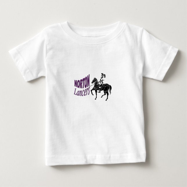 De Bebé Camiseta para bebés Norton Lancers (Anverso)