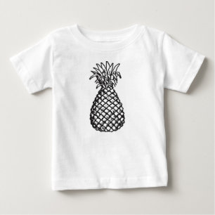 De Bebé Camiseta para bebés piña