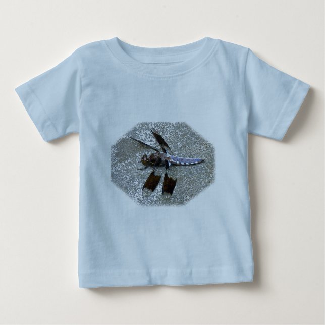 De Bebé Camiseta para lactantes con mosca azul (Anverso)
