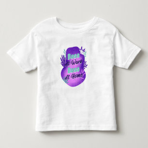 De Bebé Camiseta para mamá trabajadora Jefa en el trabajo
