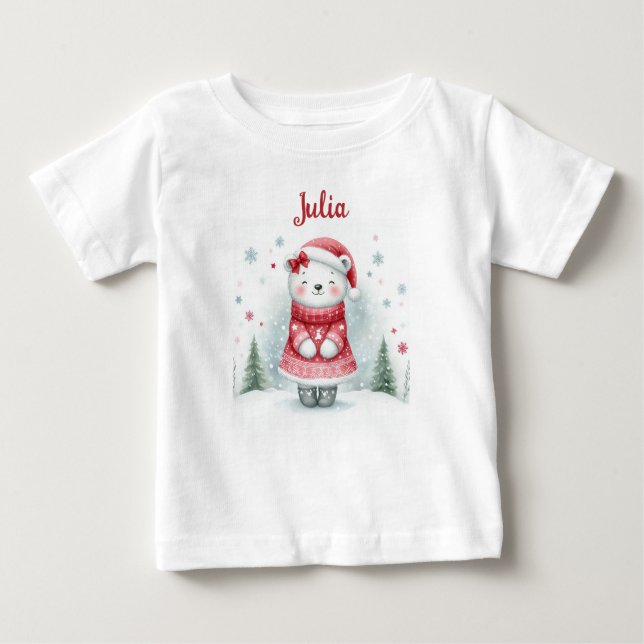 De Bebé Camiseta para niña Julia (Anverso)