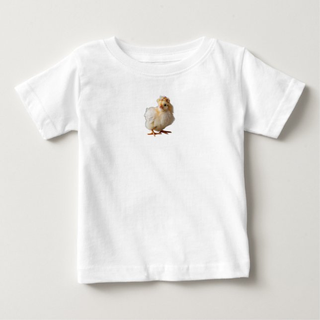De Bebé Camiseta para niñas Cute Chick Kids (Anverso)