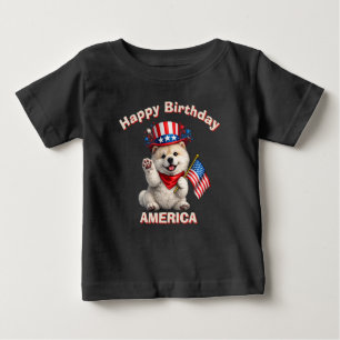 De Bebé Camiseta para niño patriota Chow Chow (2ah)