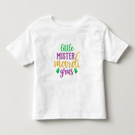 De Bebé Camiseta para niño pequeño Little Mister Mardi Gra