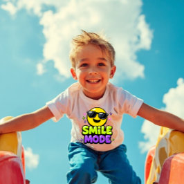 De Bebé Camiseta para niño pequeño Smile Mode Y2K
