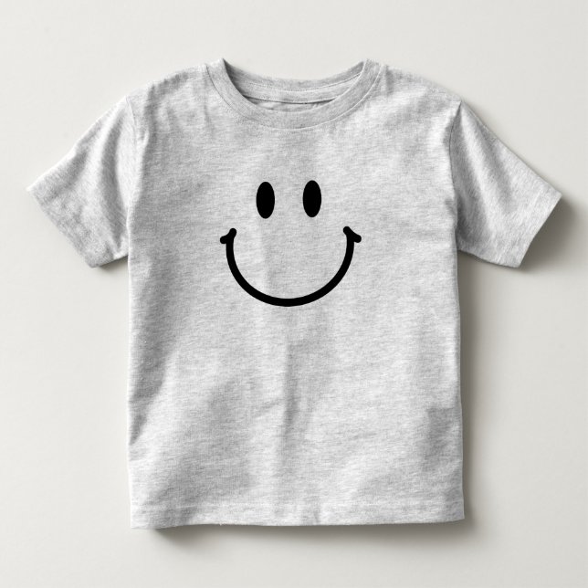 De Bebé Camiseta para niños/as con cara feliz (Anverso)