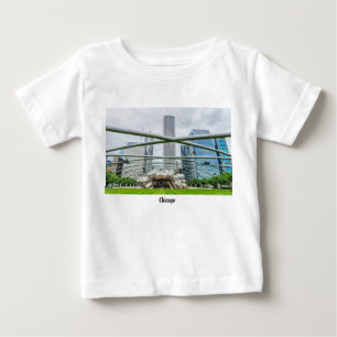 De Bebé Camiseta para niños del pabellón Chicago Pritzker