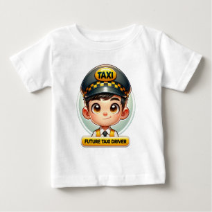 De Bebé Camiseta para niños futuros taxistas - Dibujo anim
