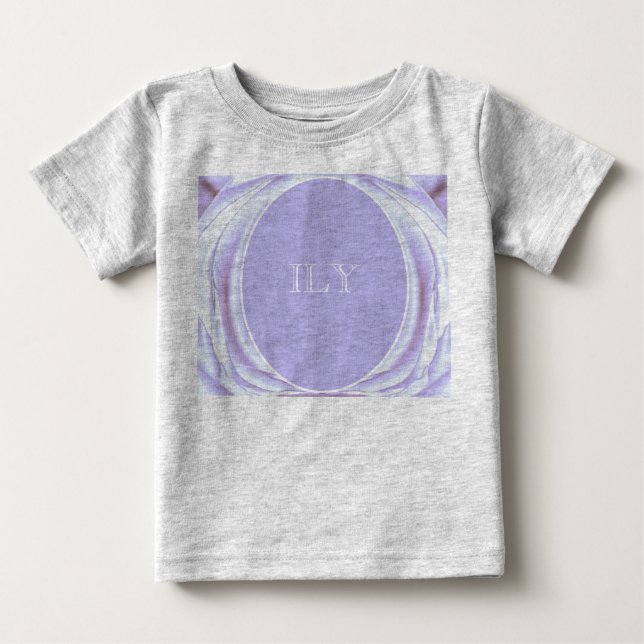 De Bebé Camiseta para niños ILY (Anverso)