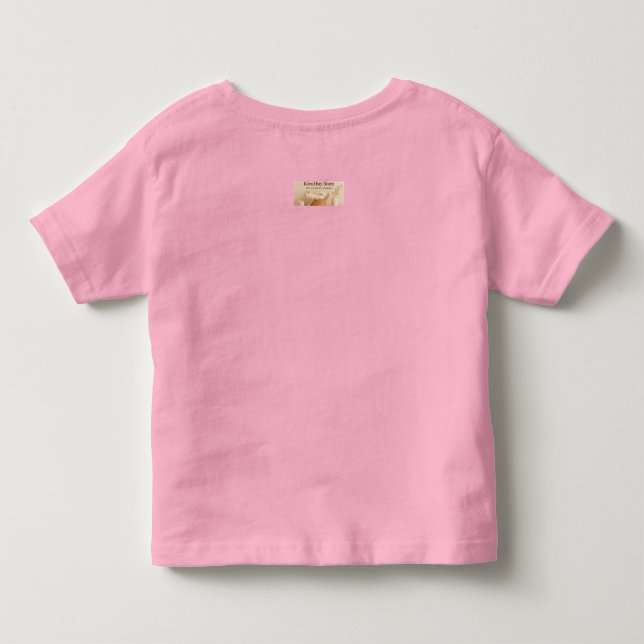 De Bebé 🌞 Camiseta para niños Little Sunshine (Reverso)