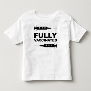 De Bebé Camiseta para niños pequeños completamente vacunad