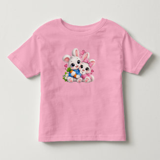 De Bebé Camiseta para niños pequeños con conejitos adorabl