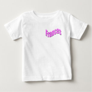 De Bebé Camiseta para niños pequeños con el nombre Frances