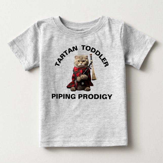 De Bebé Camiseta para niños pequeños con gato Scottish Fol (Anverso)