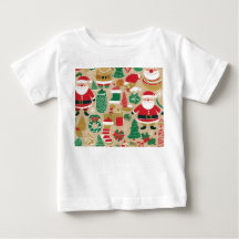 Camiseta para niños pequeños con temas navideños d