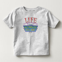 Camiseta para niños pequeños con un mensaje provid