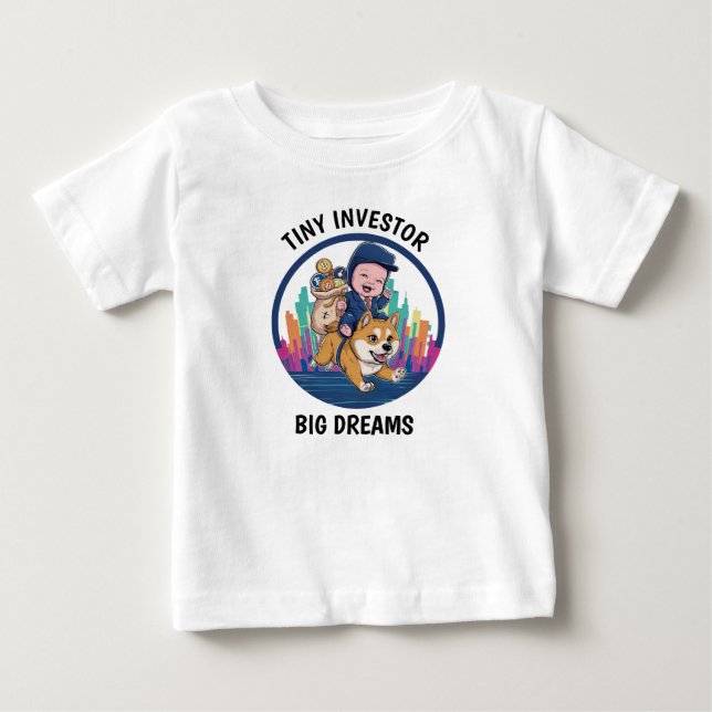 De Bebé Camiseta para niños pequeños Crypto Kid (Anverso)