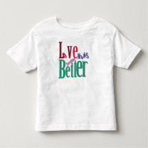 Camiseta para niños pequeños: El amor hace que tod
