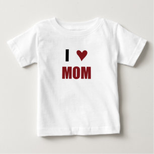 De Bebé Camiseta para niños pequeños I Heart Mom