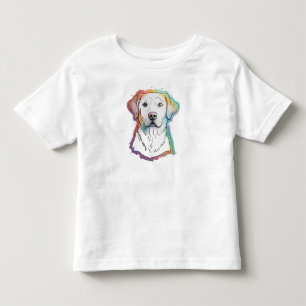 De Bebé Camiseta para niños pequeños Labrador Arcoíris