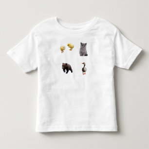 De Bebé Camiseta para niños pequeños Little Bear, amigos a