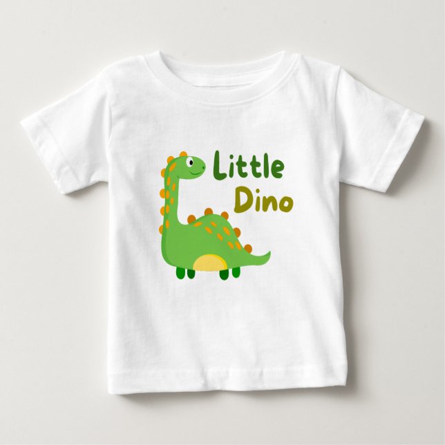 De Bebé Camiseta para niños pequeños Little Dino (Anverso)