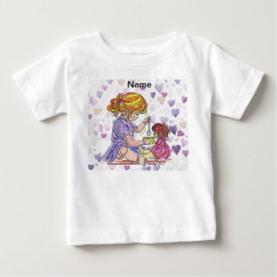 De Bebé Camiseta para niños pequeños niña y muñeca