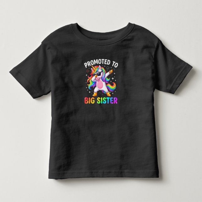 De Bebé Camiseta para niños pequeños promovida a hermana m (Anverso)