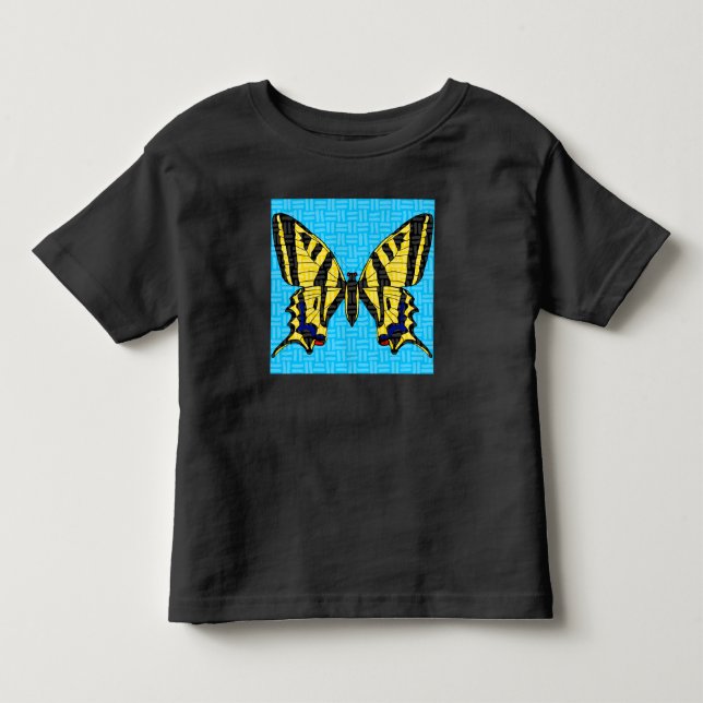 De Bebé Camiseta para niños pequeños Swallowtail (vívido) (Anverso)