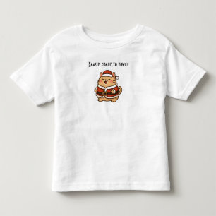 De Bebé Camiseta para niños pequeños Wonky Zoo - Gato dive