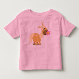 De Bebé Camiseta para niños personalizado Pony y Flower