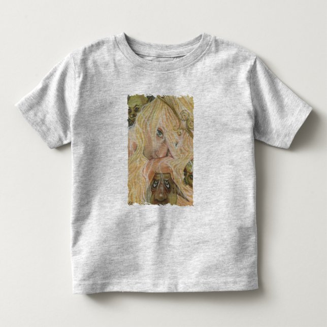 De Bebé Camiseta para niños Princesa y Goblin (Anverso)