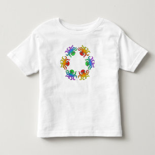 De Bebé Camiseta para niños - Pulpo Gradiente (blanco)