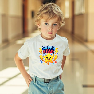 De Bebé Camiseta para niños y niñas Power Pals™ Super Star