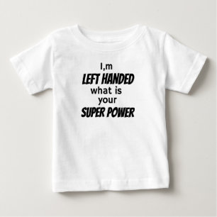 De Bebé Camiseta para zurdos