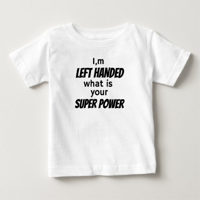 De Bebé Camiseta para zurdos (Anverso)