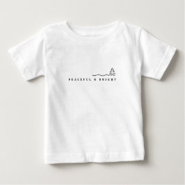 De Bebé Camiseta Peaceful & Bright