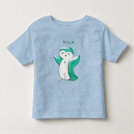 De Bebé Camiseta Pengu Happy Penguin (Verde) para Niños
