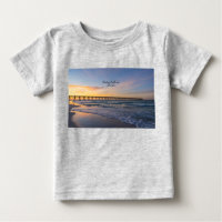 Camiseta Pensacola Pier Shoreline Sunrise Toddler