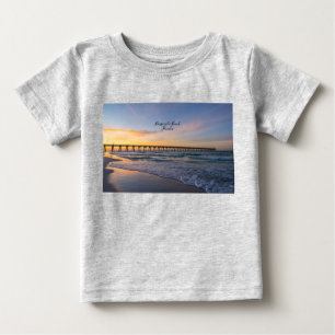 De Bebé Camiseta Pensacola Pier Shoreline Sunrise Toddler