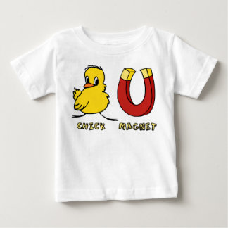 De Bebé Camiseta pequeña Chick Magnet