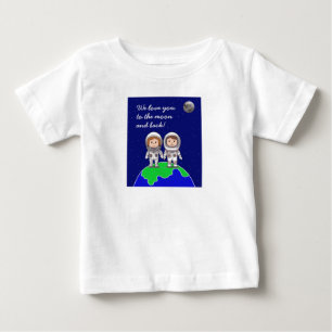 De Bebé Camiseta pequeña con mamá y papá por Jo Images