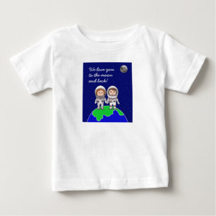 De Bebé Camiseta pequeña con mamá y papá por Jo Images