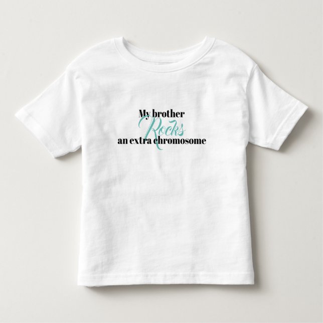 De Bebé Camiseta pequeña "Mi hermano roca (Anverso)