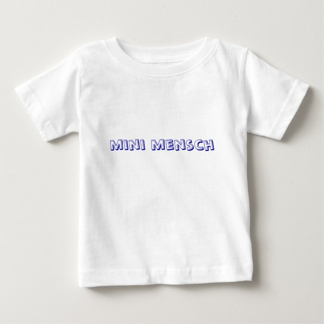 De Bebé camiseta pequeña para hombres yiddish o (Anverso)