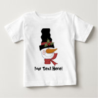 Camiseta personalizable Snowman