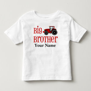 De Bebé Camiseta personalizada Big Brother Tractor