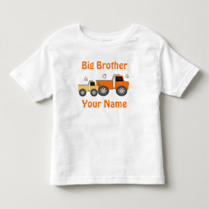 De Bebé Camiseta personalizada Big Brother Truck